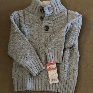 Cozy Cable Knit Sweater with Button Details